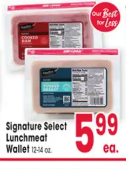 Jewel-Osco Signature Select Lunchmeat Wallet offer