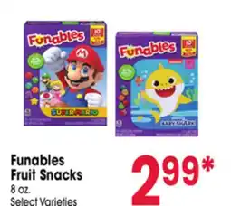 Jewel-Osco Funables Fruit Snacks offer