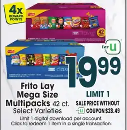 Jewel-Osco Frito Lay Mega Size Mega Size Multipacks offer