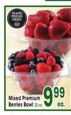 Jewel-Osco Mixed Premium Berries Bowl offer