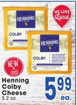 Jewel-Osco Henning Colby Colby Cheese offer
