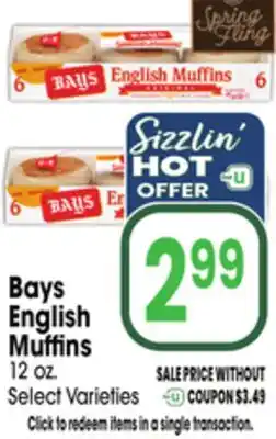 Jewel-Osco Bays English Muffins offer