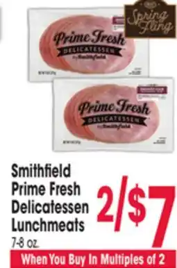 Jewel-Osco Smithfield Prime Fresh Delicatessen Lunchmeats offer