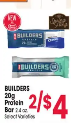 Jewel-Osco BUILDERS 20g Protein Bar offer