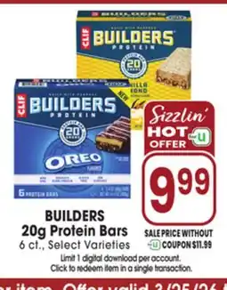 Jewel-Osco BUILDERS 20g Protein Bars offer