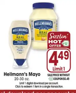 Jewel-Osco Hellmann's Mayo offer