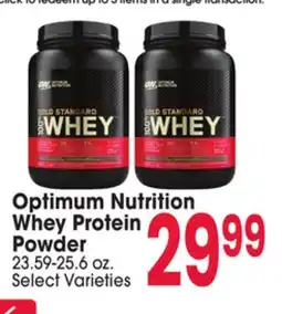 Jewel-Osco Optimum Nutrition Whey Protein Whey Protein Powder offer