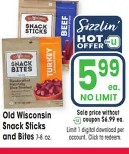 Jewel-Osco Old Wisconsin Snack Sticks offer