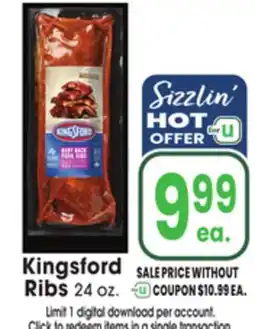 Jewel-Osco Kingsford Ribs offer