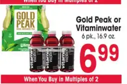 Jewel-Osco Gold Peak or Vitaminwater offer