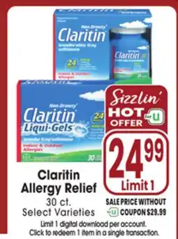 Jewel-Osco Claritin Allergy Relief offer