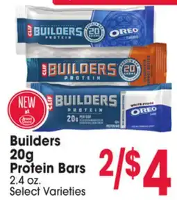 Jewel-Osco Builders 20g Protein Bars offer