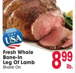 Jewel-Osco Fresh Whole Bone-In Leg Of Lamb Leg Of Lamb offer