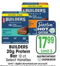 Jewel-Osco BUILDERS 20g Protein Bar offer