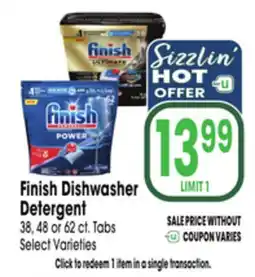 Jewel-Osco Finish Dishwasher Detergent offer