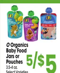Jewel-Osco O Organics Baby Food Jars or Pouches offer