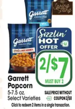 Jewel-Osco Garrett Popcorn offer