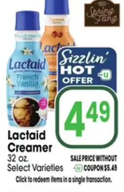 Jewel-Osco Lactaid Creamer offer