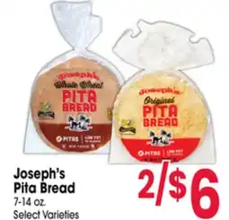 Jewel-Osco Joseph's Pita Bread offer
