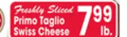 Jewel-Osco Primo Taglio Swiss Cheese offer