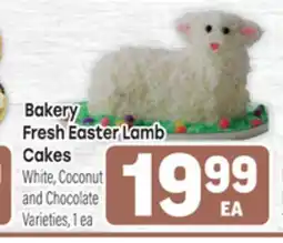 Tony’s Fresh Market Bakery Fresh Easter Lamb Cakes offer
