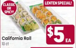 Tony’s Fresh Market California Roll offer