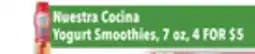 Tony’s Fresh Market Nuestra Cocina Yogurt Smoothies offer