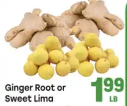 Tony’s Fresh Market Ginger Root or Sweet Lima offer