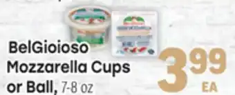 Tony’s Fresh Market BelGioioso Mozzarella Cups or Ball offer