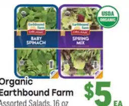 Tony’s Fresh Market Organic Earthbound Farm offer