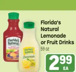Tony’s Fresh Market Florida's Natural Lemonade or Fruit Drinks offer
