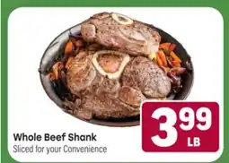 Tony’s Fresh Market Whole Beef Shank offer