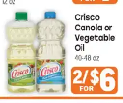 Tony’s Fresh Market Crisco Canola or Vegetable Oil offer