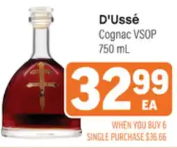 Tony’s Fresh Market D'Ussé Cognac VSOP offer