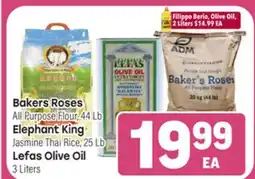 Tony’s Fresh Market Bakers Roses, Elephant King or Lefas Olive Oil offer