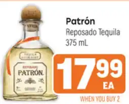 Tony’s Fresh Market Patrón Reposado Tequila offer