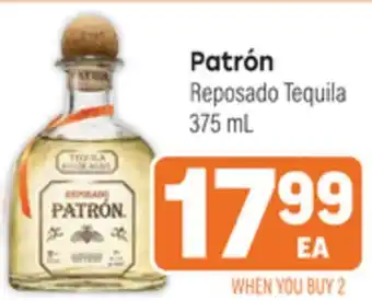Tony’s Fresh Market Patrón Reposado Tequila offer