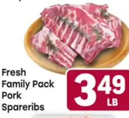 Tony’s Fresh Market Fresh Family Pack Pork Spareribs offer