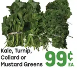 Tony’s Fresh Market Kale, Turnip, Collard or Mustard Greens offer