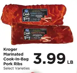 Food 4 Less Kroger Marinated Cook-In-Bag Pork Ribs offer