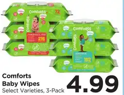 Food 4 Less Comforts Baby Wipes offer