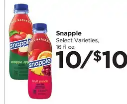 Food 4 Less Snapple offer
