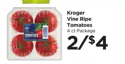 Food 4 Less Kroger Vine Ripe Tomatoes offer