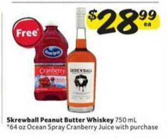 Winn Dixie Skrewball Peanut Butter Whiskey offer