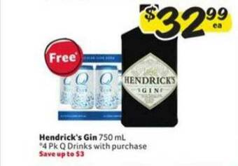 Winn Dixie Hendricks Gin offer