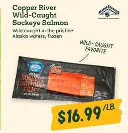 Sprouts Farmers Market Copper River Wild-Caught Sockeye Salmon offer