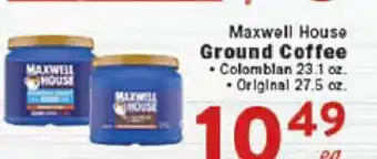 Rio Valley Market Maxwell House Ground Coffee offer