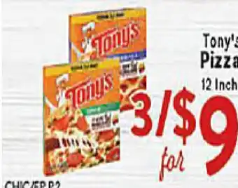 Rio Valley Market Tony's Pizza offer