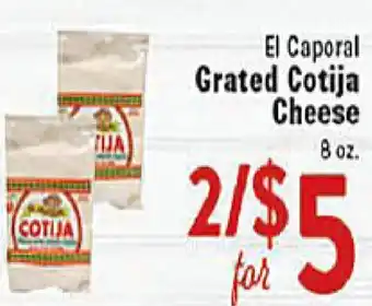 Rio Valley Market El Caporal Grated Cotija Cheese offer