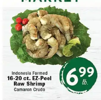 Rio Valley Market Indonesia Farmed 16-20 ct. EZ-Peel Raw Shrimp offer